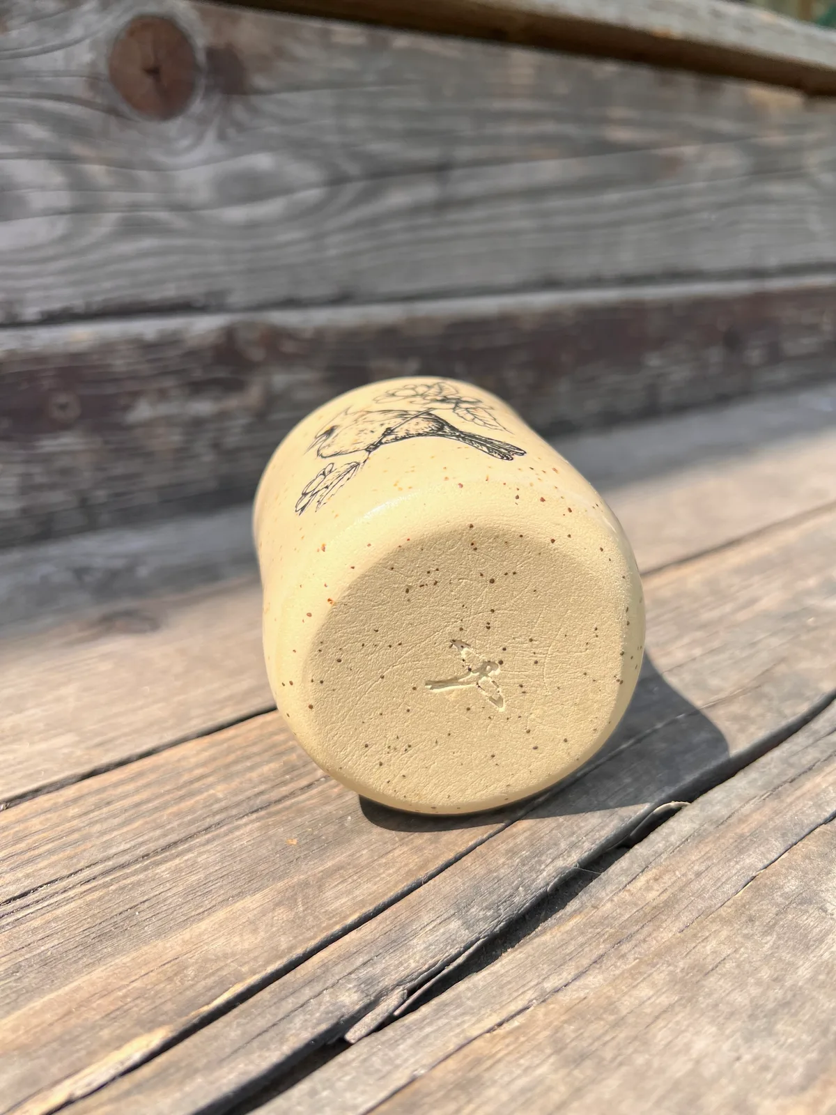 Ceramiczna czarka z wgnieceniem | kardynał - zdjęcie 6 z 7