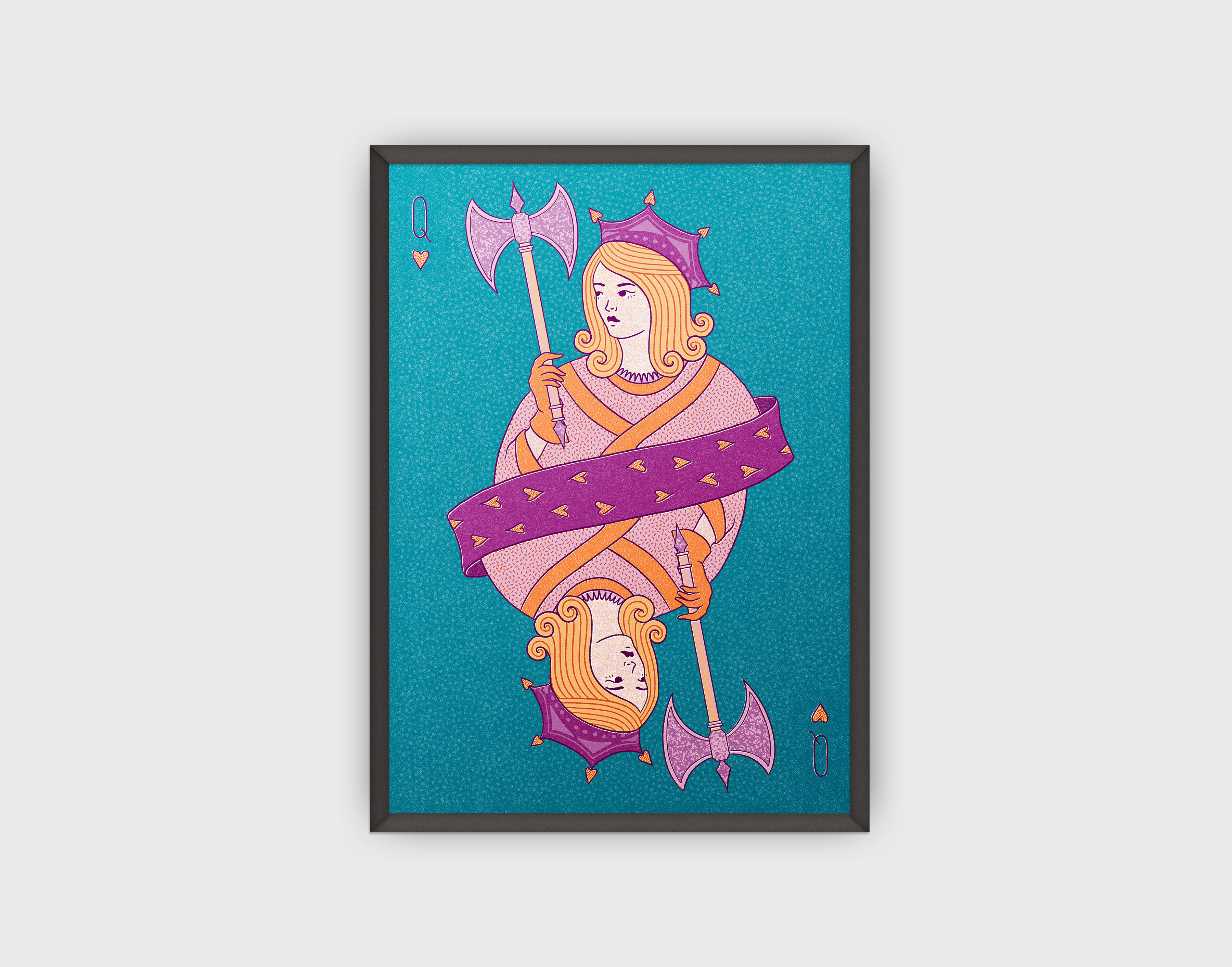 Plakat Queen of Hearts / A4 - zdjęcie 1 z 3