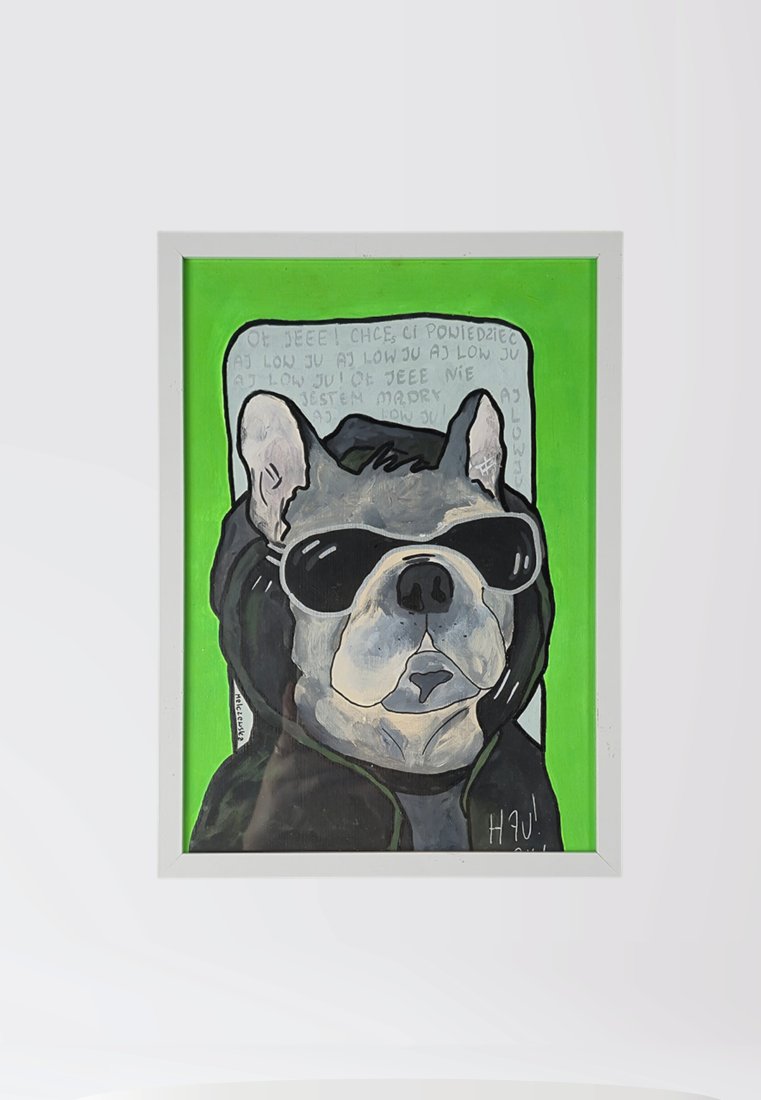 OBRAZ - BULDOG MUNIEK - A4