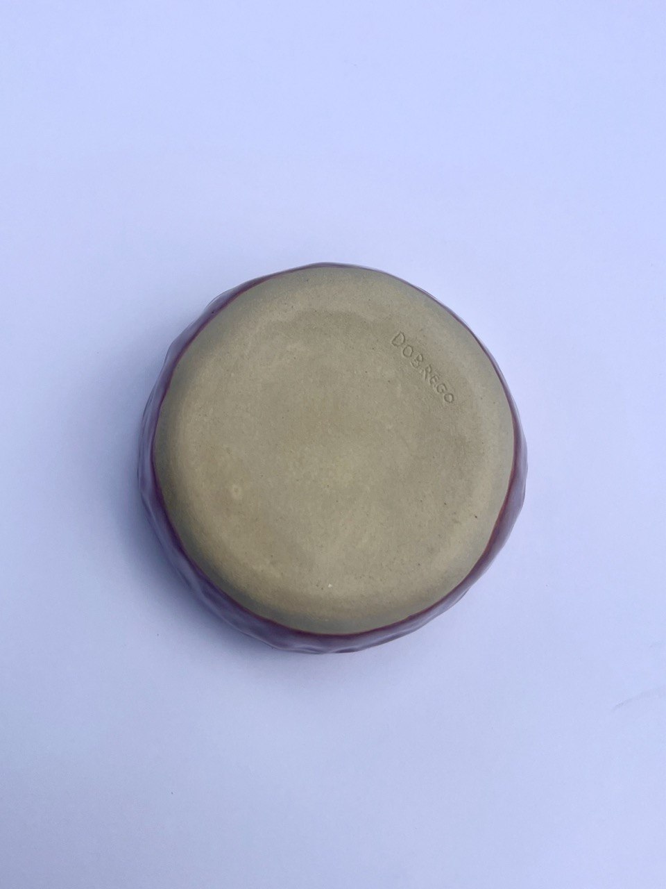 Ceramiczna miseczka z kwiatkiem 3D, handmade - zdjęcie 4 z 6