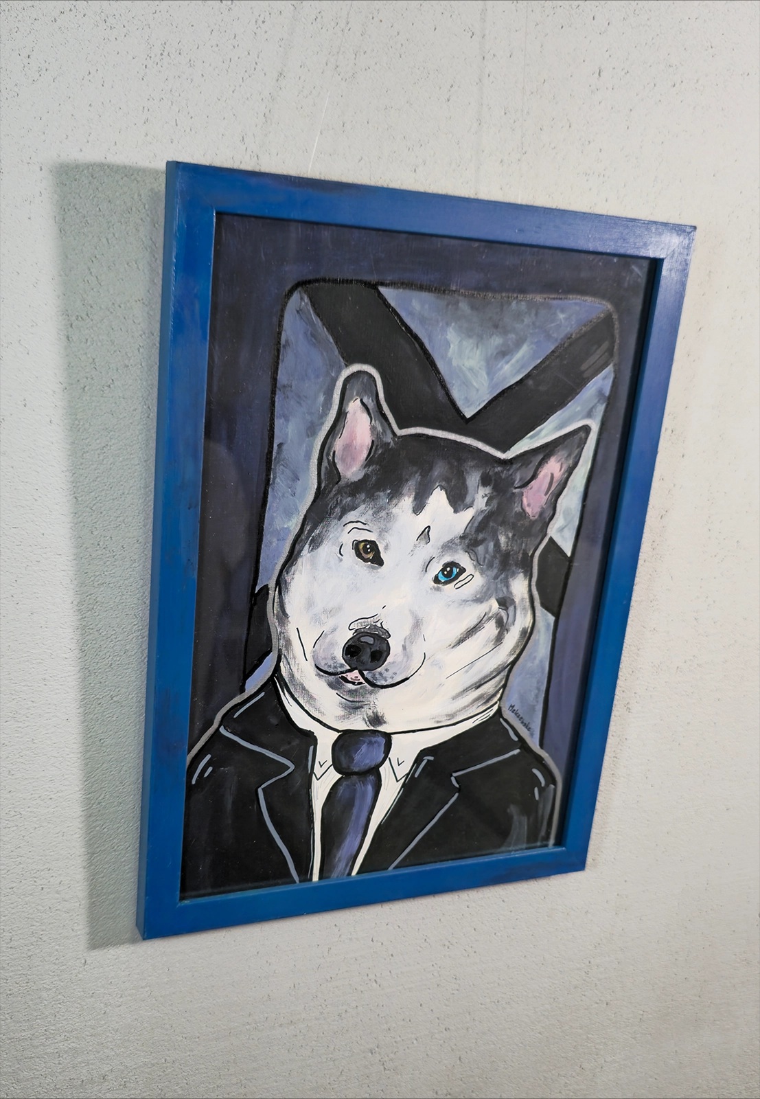OBRAZ - HUSKY - AGENT MULDER - A4 - 2