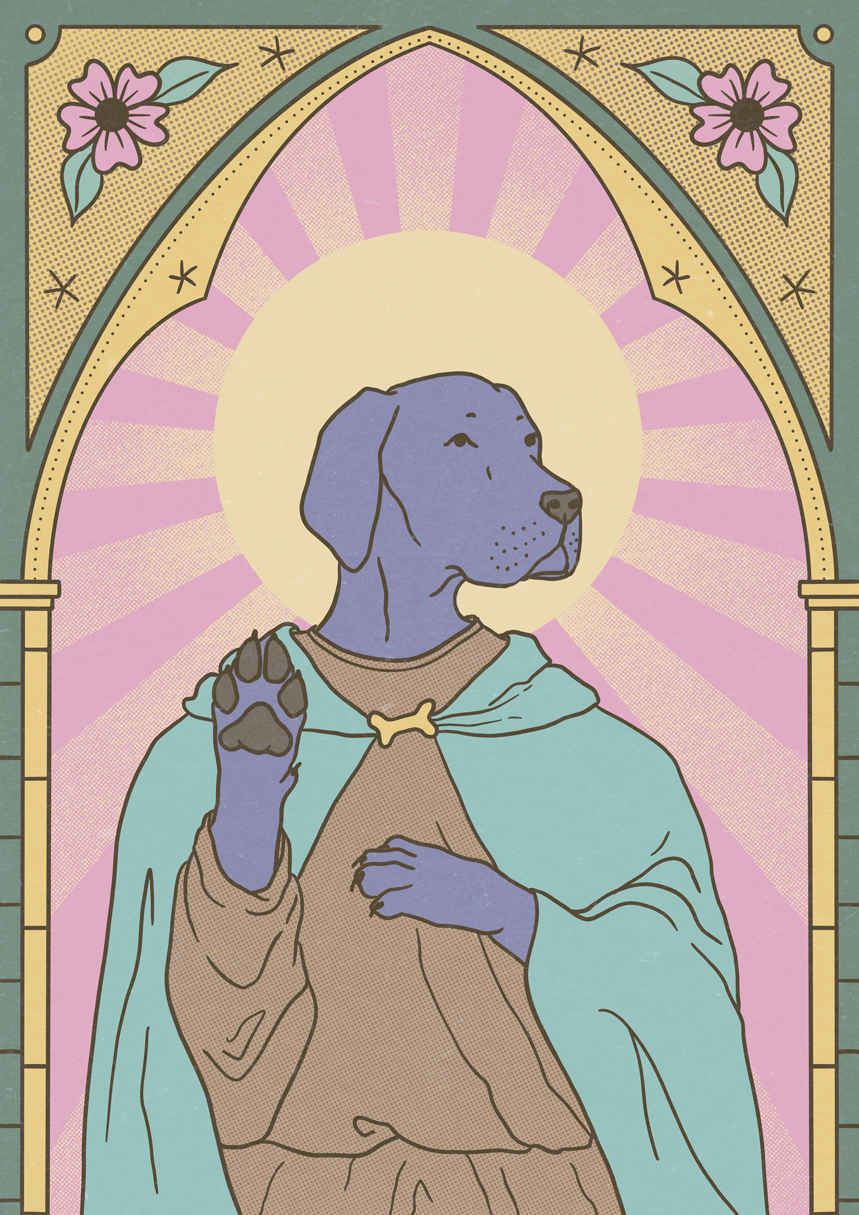 Plakat Saint Doggo / A3 - zdjęcie 3 z 3
