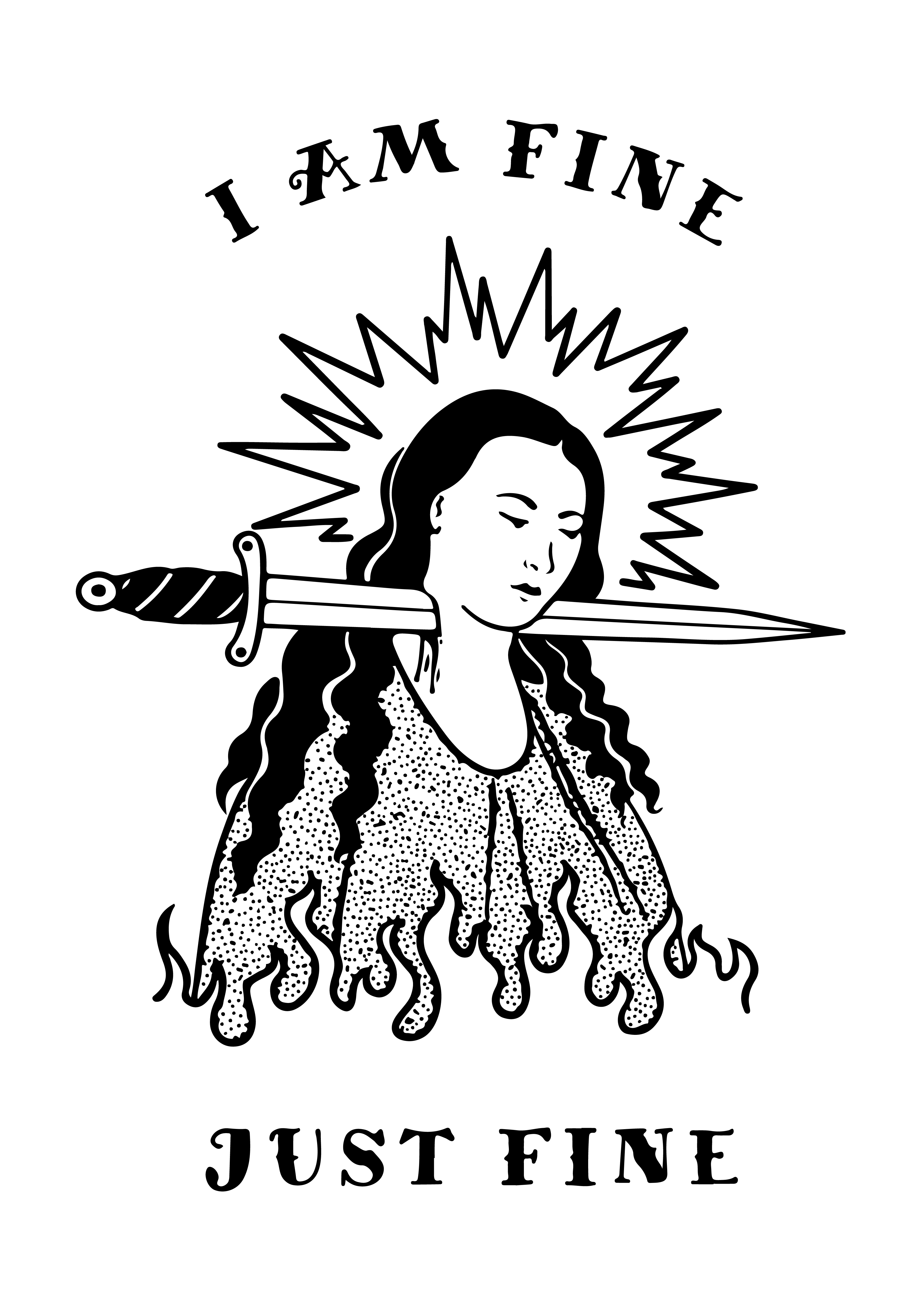 Plakat I Am Fine / A3 - zdjęcie 3 z 3