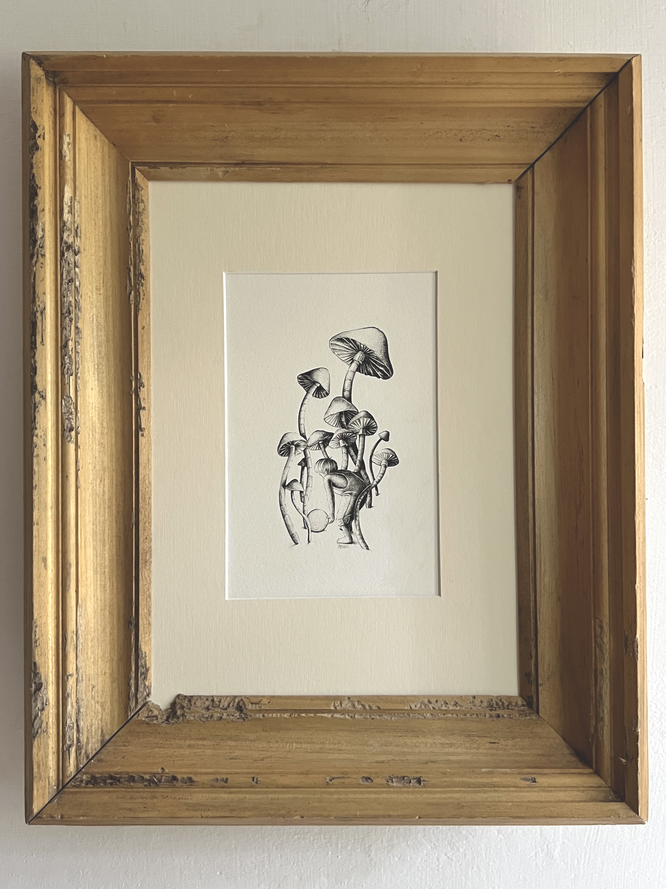 Ilustracja malowana kropeczkami - print - zdjęcie 2 z 2
