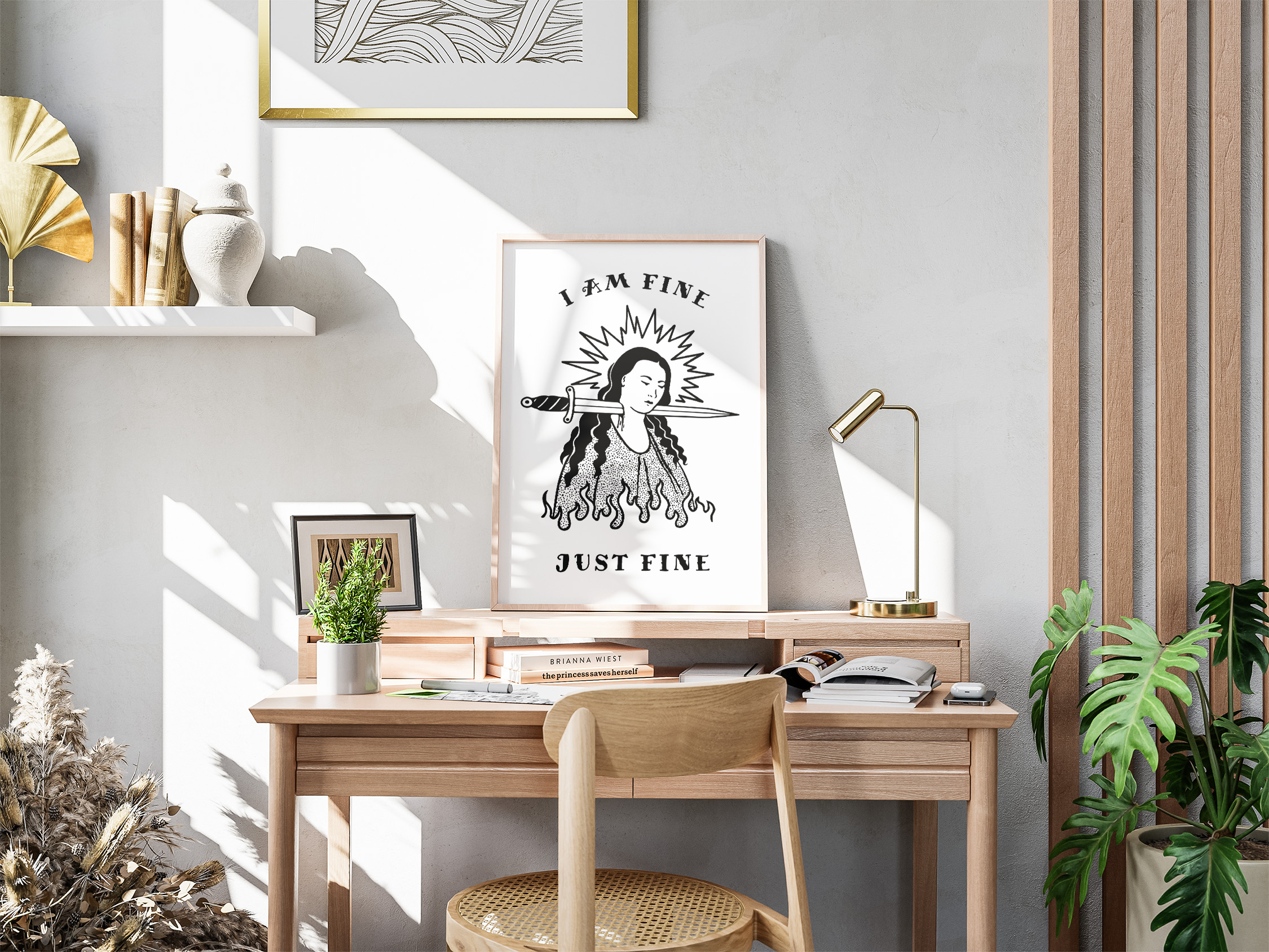 Plakat I Am Fine / A3 - zdjęcie 2 z 3