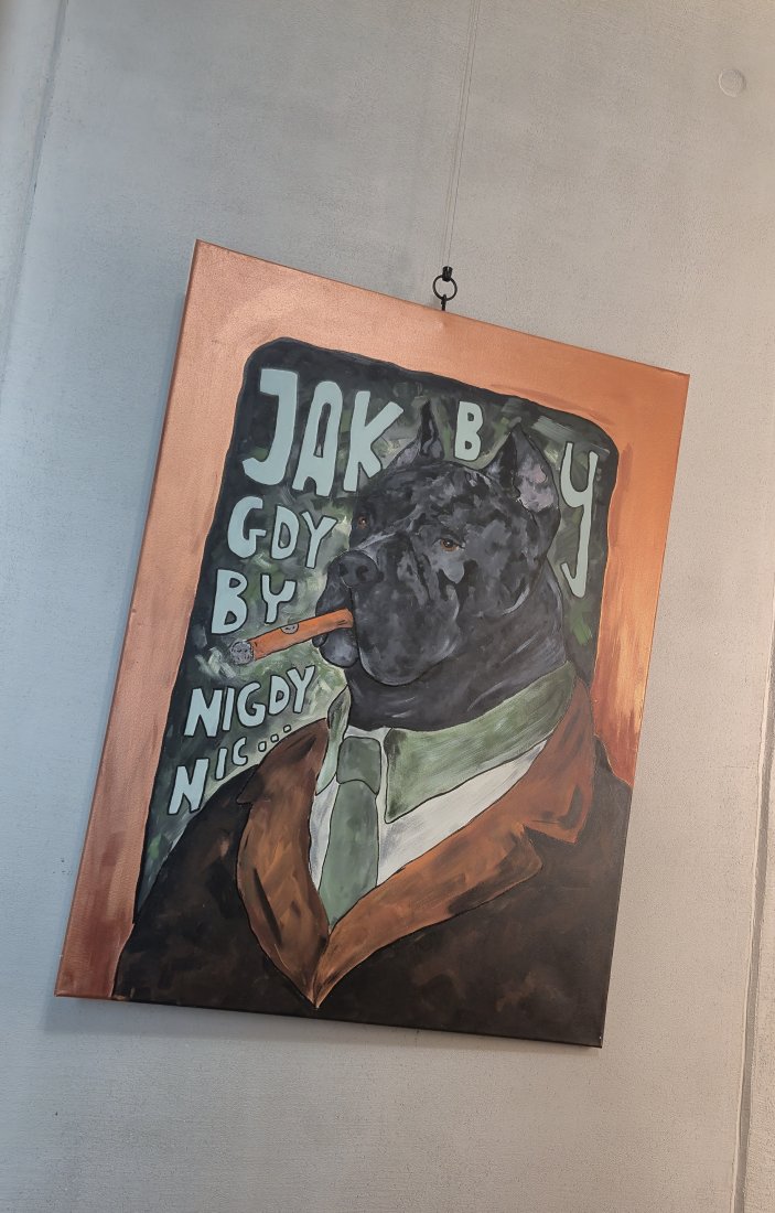 OBRAZ - PREZES CANE CORSO - 50CM X 70CM - 2