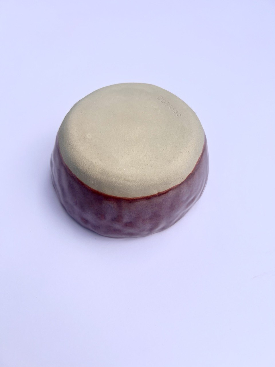 Ceramiczna miseczka z kwiatkiem 3D, handmade - zdjęcie 3 z 6