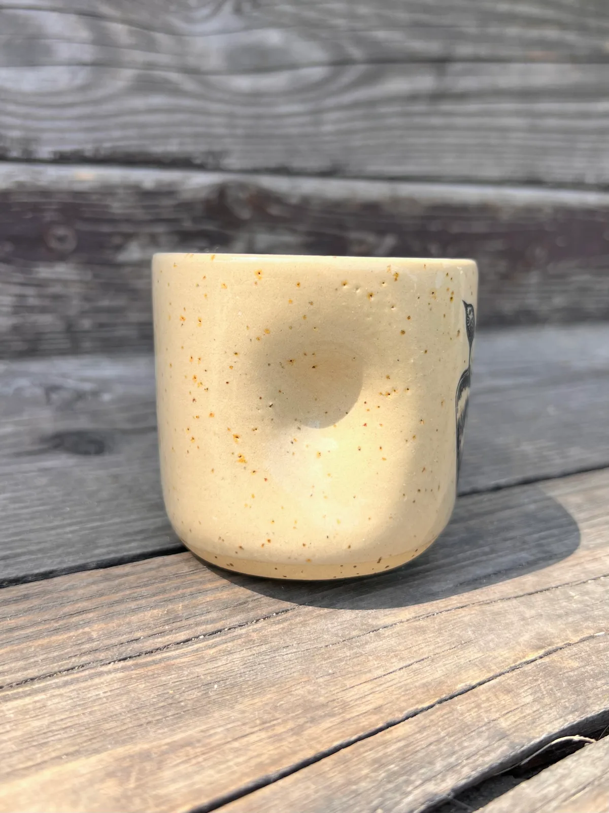 Ceramiczna czarka z wgnieceniem | jaskółka  - zdjęcie 4 z 7