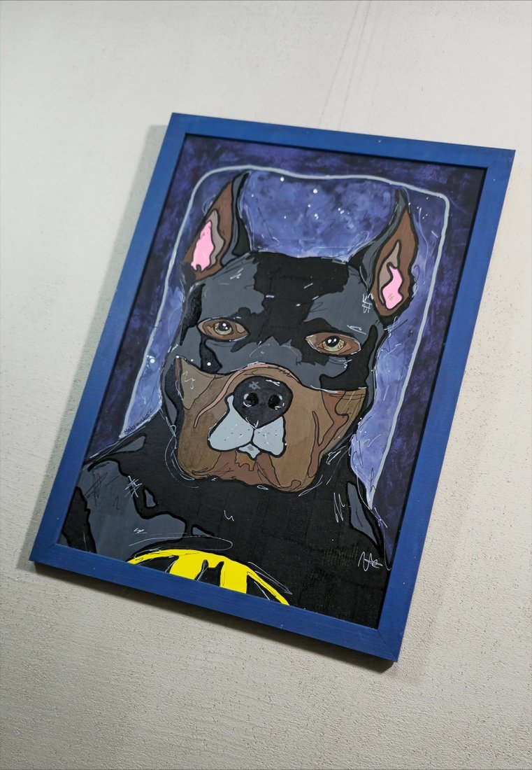 OBRAZ - BATMAN CANE CORSO - A3 - zdjęcie 3 z 3