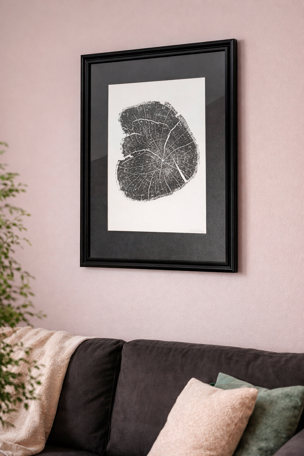 Obraz Botaniczny 30x40cm. Plaster Drzewa Unikat