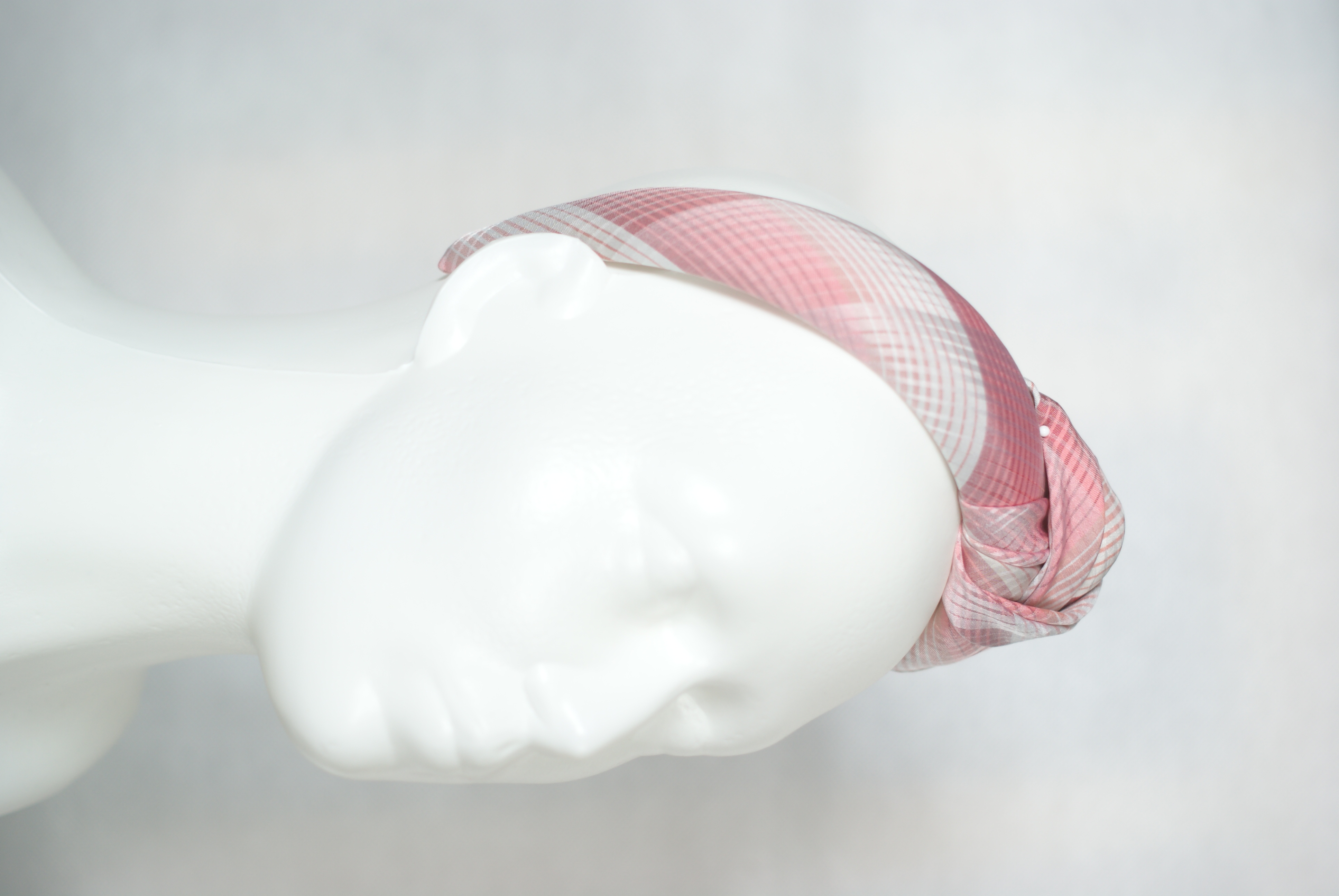 Jedwabna  Puffy Knot Rose Cloud - zdjęcie 2 z 3