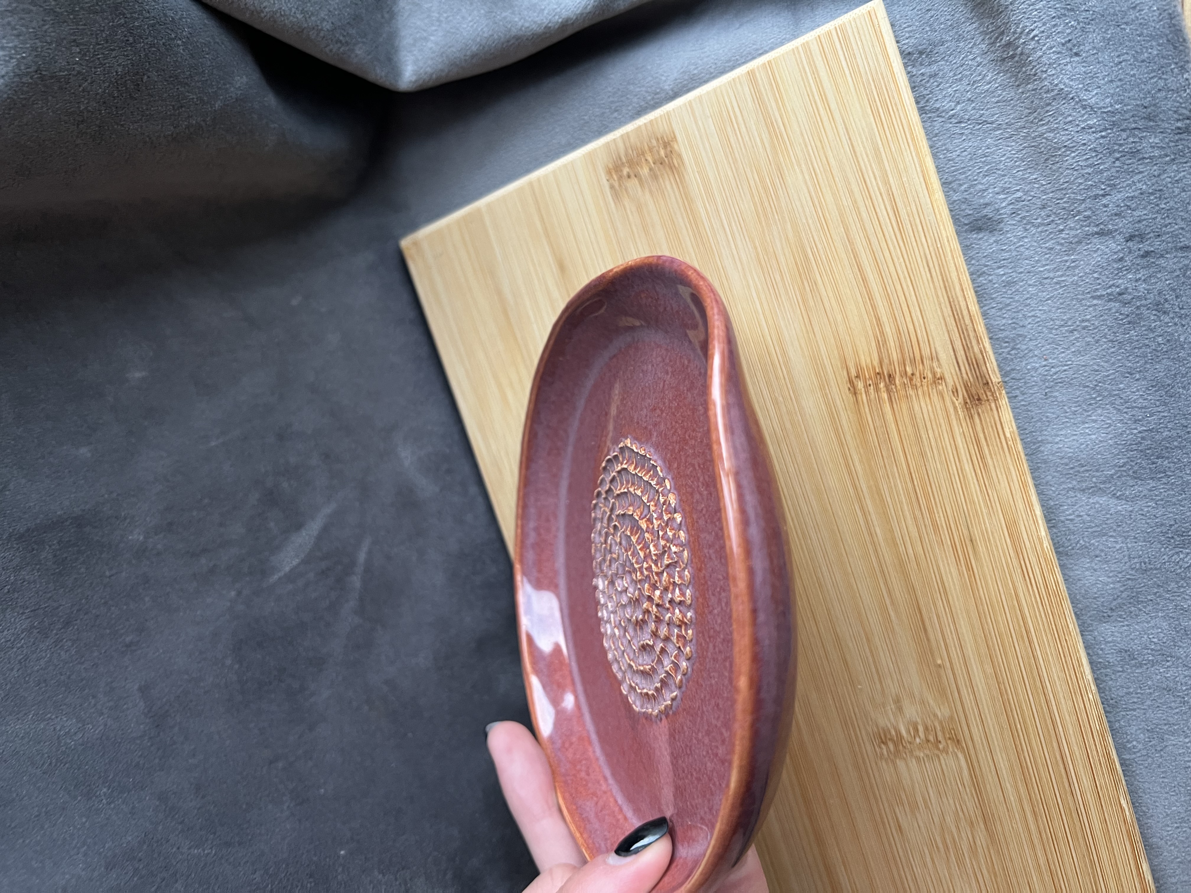 Ceramiczna tarka do czosnku, imbiru - zdjęcie 5 z 5